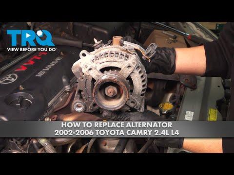 How to Replace Alternator 2002-2006 Toyota Camry 2.4L L4