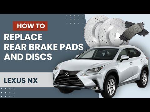 How to replace rear brake pads and discs | Lexus NX | DIY Guide