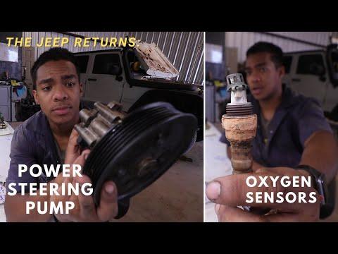 How To Replace Jeep JK Power Steering Pump and O2 Sensors [2007-2011 Jeep Wrangler 3.8]