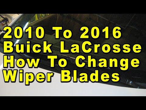 How to Replace Front Windshield Wiper Blades on a 2010-2016 Buick LaCrosse