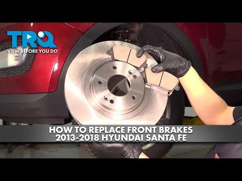 How to Replace Front Brakes 2013-2018 Hyundai Santa Fe