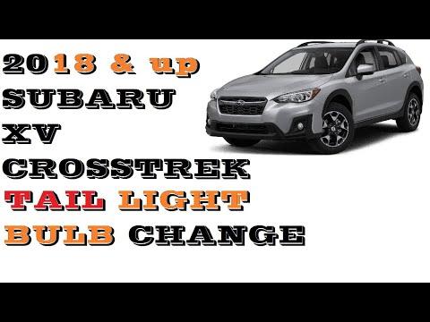 How to replace Tail light bulbs in Subaru Crosstrek 2018+ (EASY)