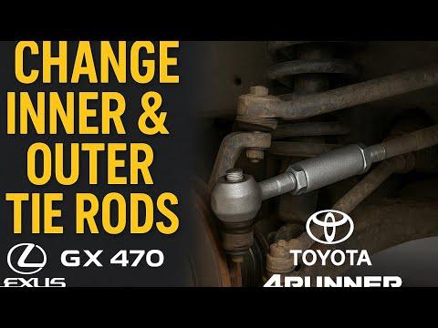 How to replace Inner and Outer Tie Rods in your Lexus and Toyota SUV!!