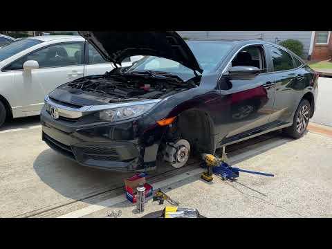 How to Replace Front Brake Pads on a 2013-2021 Honda Civic (Step-by-Step Guide) (Trim: EX | Body: Sedan)