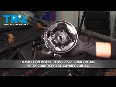 How to Replace the Power Steering Pump on a 2006 Toyota Camry