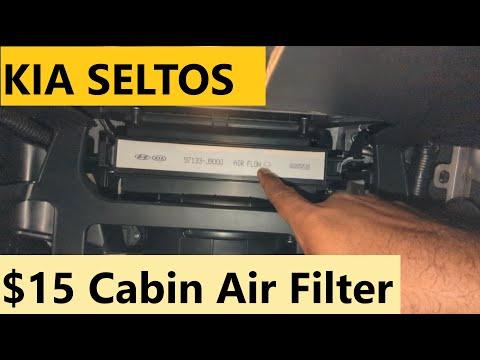 How to Replace the Cabin Air Filter on a 2021-2025 Kia Seltos (Glove Box Method) (Engine: Inline 4 2.0L)