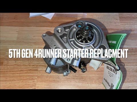 Step-by-step replacement of 5th gen 4runner starter