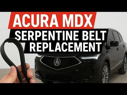 Acura MDX Serpentine Belt Replacement  Step-by-Step DIY Tutorial (No Dealer Needed!)