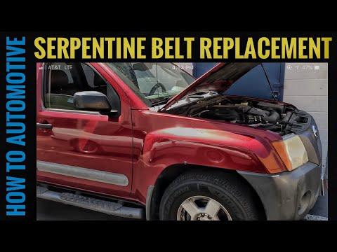How To Replace The Serpentine Belt On A Nissan Xterra Or Frontier With 4.0l Engine