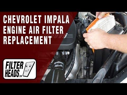 How to Replace Engine Air Filter 2007 Chevrolet Impala V6 3.5L | TA35603, AF2962