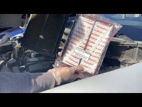 2019 NISSAN ROGUE ENGINE AIR FILTER REPLACEMENT