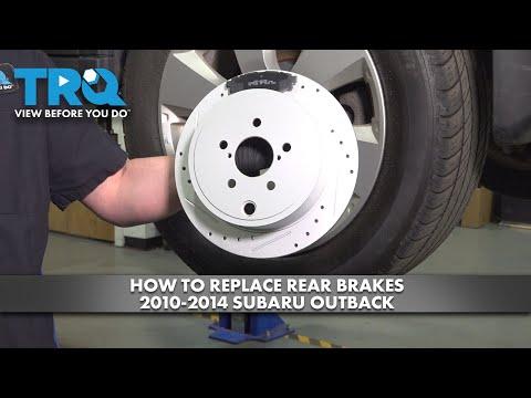 How to Replace Rear Brake Pads on a 2006-2014 Subaru Outback (Trim: 2.5i)