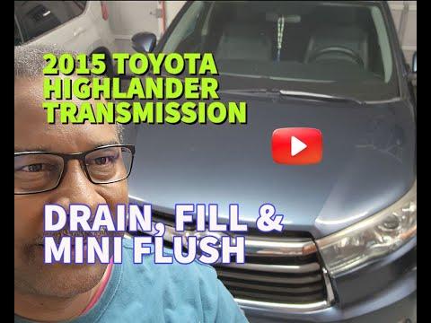 2014-2019 Toyota Highlander Transmission fluid - Drain &amp; Refill Mini Flush Tips