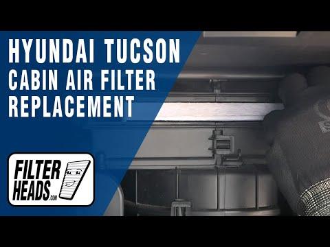 How to Replace the Cabin Air Filter on a 2005-2015 Hyundai Tucson (Glove Box Access) (Engine: Inline 4 2.4L)
