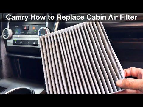 2013 Toyota Camry How to Replace Cabin Air Filter 2012 2014