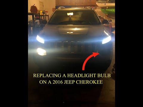 How to Replace Both Headlight Bulbs on a 2016-2019 Jeep Cherokee (Low Beam)