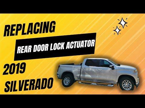 Rear Door Lock Actuator Replacement/2019 Chevy Silverado