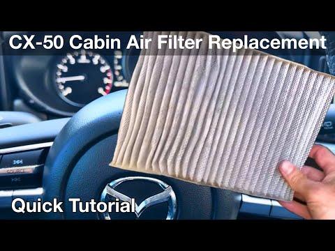 2023 Mazda cx50 How to replace cabin air filter
