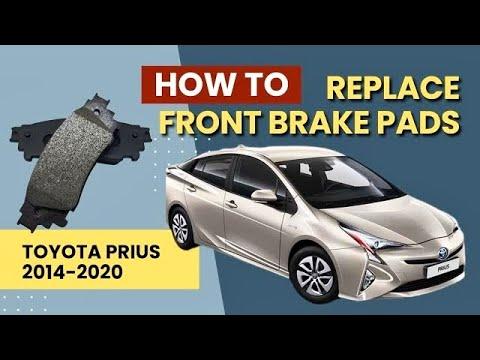 How to replace front brake pads | Toyota Prius  2014-2020 | Easy DIY guide
