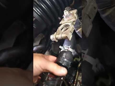 2015 Toyota Corolla plastic radiator hose tube assembly removal .10mm bolts