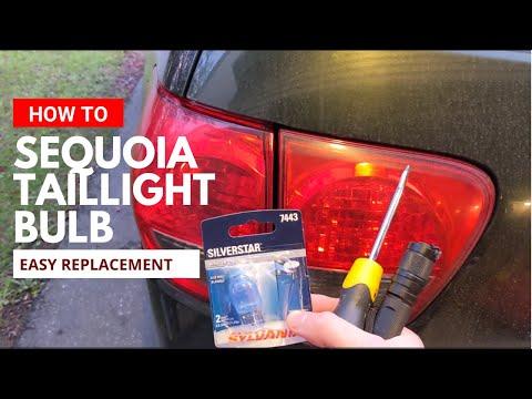 2010-2017 Toyota Sequoia Taillight bulb replacement | 2nd Generation