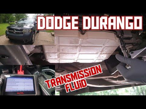 How to change &amp; check the transmission fluid in a 2011-2020 Dodge Durango 3.6L W5A580 NAG1