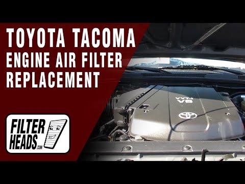 How to Replace Engine Air Filter 2010 Toyota Tacoma V6 4.0L | TA35578, AF3959