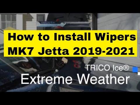 How to Replace Front Windshield Wiper Blades on a 2019 Volkswagen Jetta