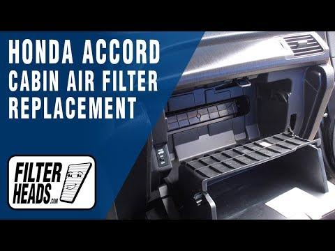 How to Replace the Cabin Air Filter on a 2003-2024 Honda Accord (Engine: V6 3.5L)
