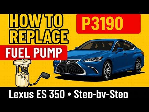Lexus ES 350 P3190 — Fuel Pump Replacement | No Start Fix!