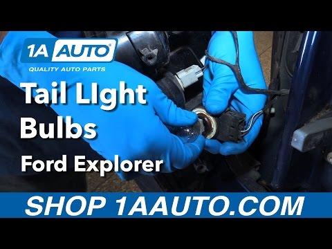 How to Replace Tail Light Bulbs 06-10 Ford Explorer