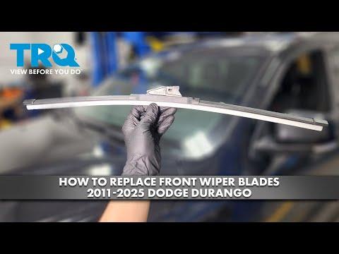 How to Replace Windshield Wiper Blades on a 2018 Dodge Durango