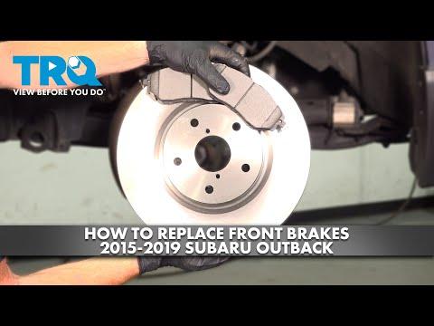 How to Replace Front Brakes 2015-2019 Subaru Outback