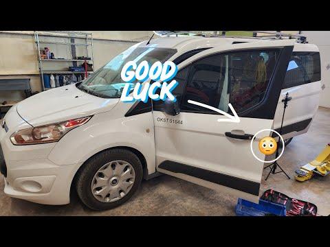How to Replace the Front Door Lock Actuator (Latch) on a 2016 Ford Transit Connect