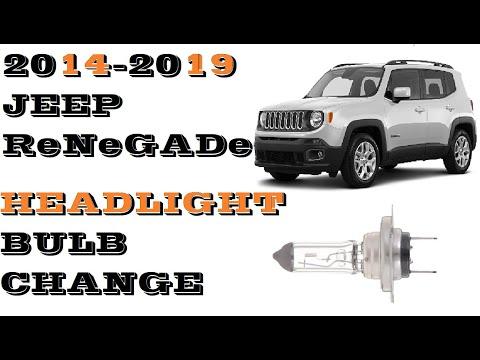 How to Replace Both Headlight Bulbs on a 2016 Jeep Renegade (Low Beams)