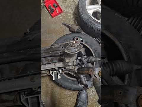 easiest way to change ford focus or escape electric power steering rack and pinion #steering #ford