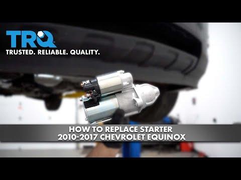 How to Replace the Starter Motor on a 2014 Chevrolet Equinox 3.6L