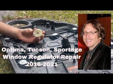 How to Replace a Rear Window Regulator on a 2016 Kia Sportage (Left or Right)