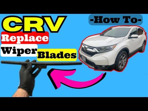 How to Replace Front Windshield Wiper Blades on a 2007-2022 Honda CR-V