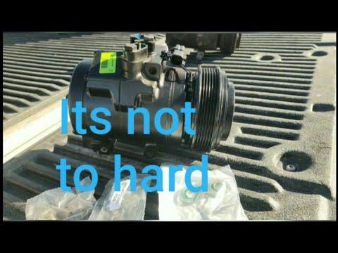 Changing AC compressor pump | 2011 Ford F250 pick up truck | 6.2 Liter engine