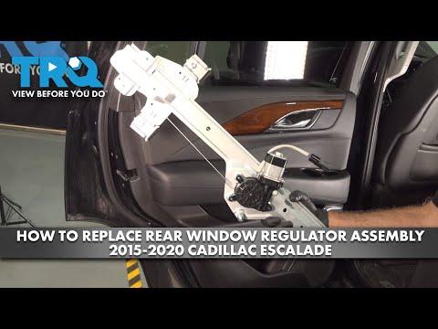 How to Replace Rear Power Window Regulator on a 2016 Chevrolet Tahoe (Rear Door)