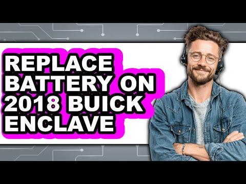 How to Replace Battery on 2018 Buick Enclave (Only Way)