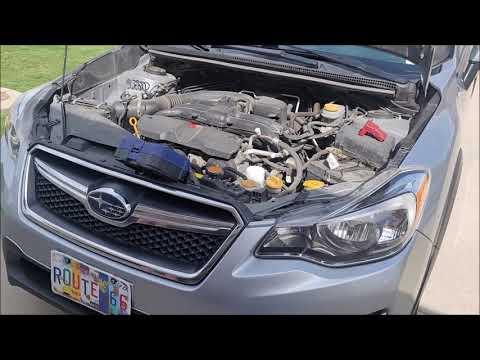 2016 Subaru Crosstrek battery install