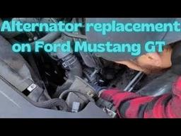 Ford Mustang GT 5.0 Alternator Replacement