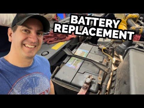 How To change Toyota Rav4 Battery 2006-2012