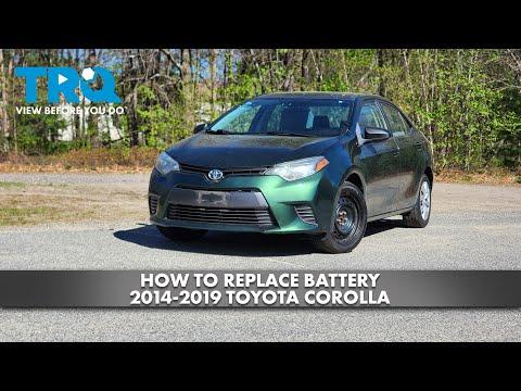 How to Replace Battery 2014-2019 Toyota Corolla 1.8L