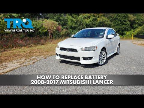How to Replace Battery 2008-2017 Mitsubishi Lancer