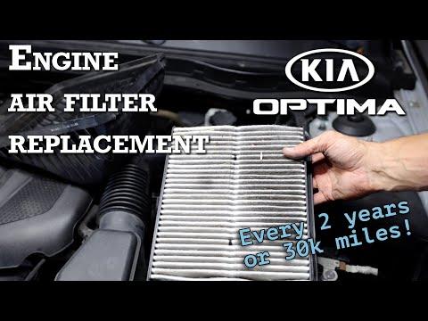 Engine Air Filter Replacement | 2011-2015 Kia Optima