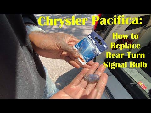 Replacing Rear Turn Signal Bulb - Chrysler Pacifica