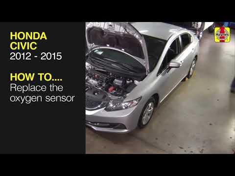 How to Replace the oxygen sensor on the Honda Civic 2012 to 2015